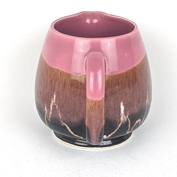 Vintage Pink & Brown 24 oz Pitcher or Large Creamer - Picture 2 of 8